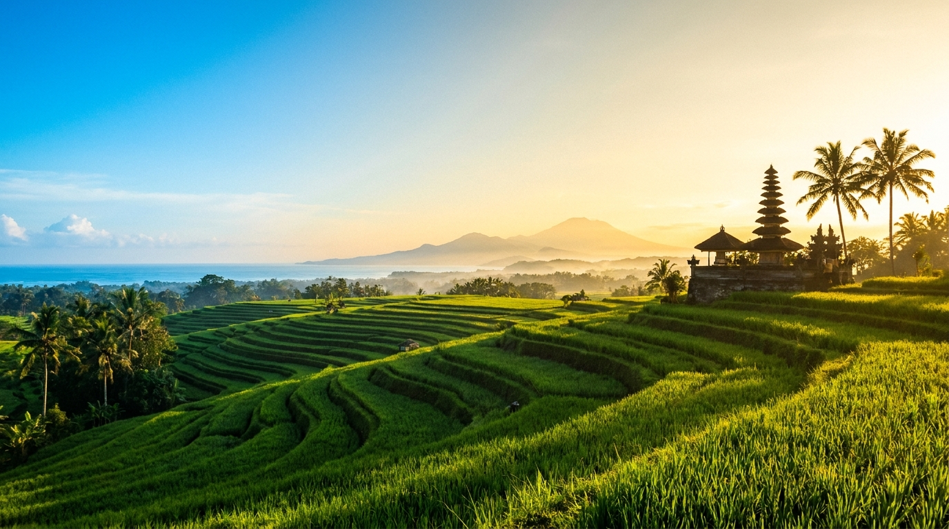 Bali skyline